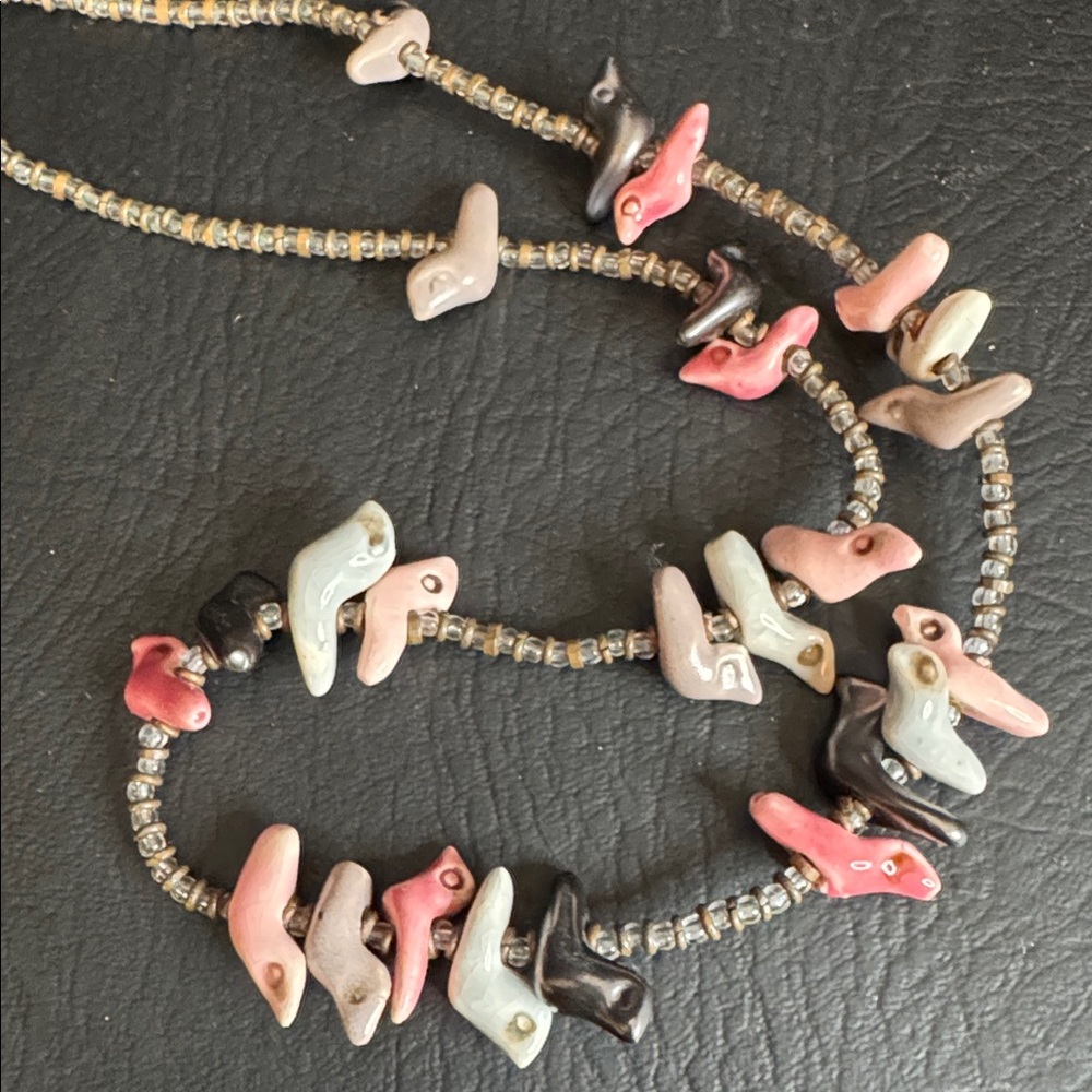 Vintage Zuni Heishi Bird Fetish Necklace - Picture 11 of 11